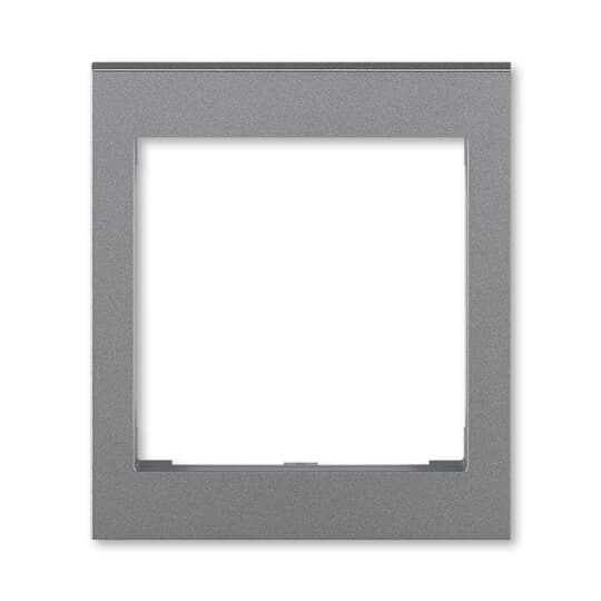 kryt rámečku s otvorem 55x55, střední; ocelová, design LEVIT M